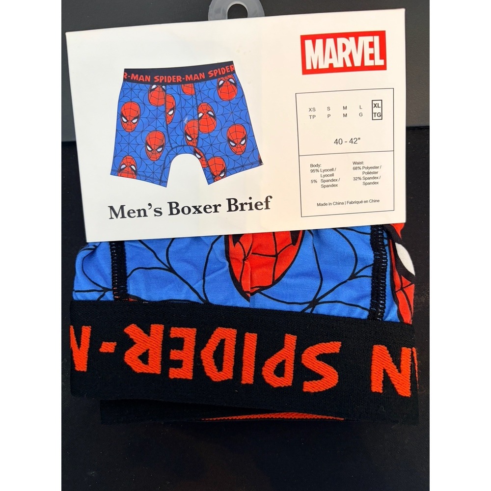 Men's Fun Boxer Brief - Spiderman - XL